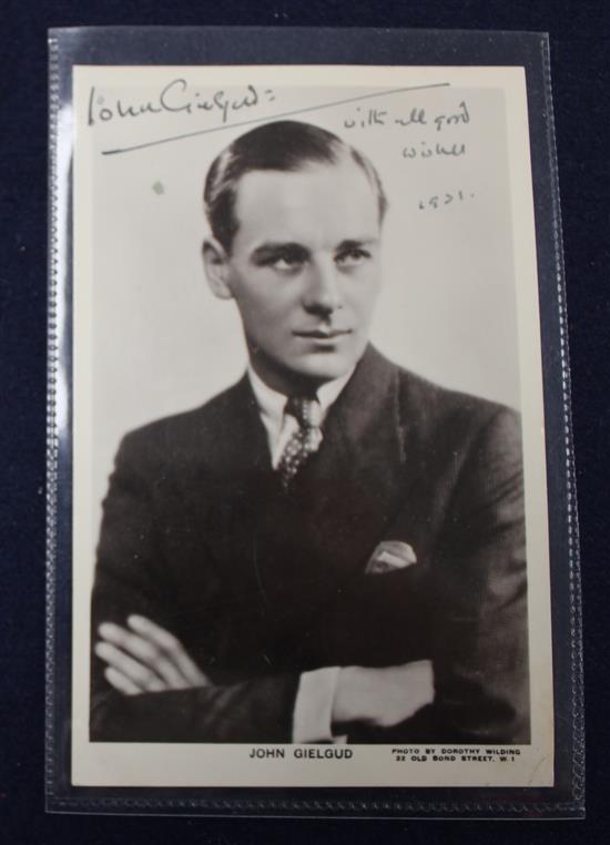 An autograph album, inc Agatha Christie, Churchill, etc.